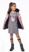 Παιδικό Φόρεμα Κορίτσι Εβίτα 227104 Γκρι