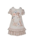 Παιδικό Φόρεμα με Τσάντα Κορίτσι Restart 4384 Μπεζ