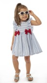 Βρεφικό Φόρεμα Κορίτσι Εβίτα 214530 Σιέλ - pigikids.gr