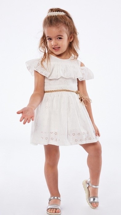 Παιδικό Φόρεμα Κορίτσι Εβίτα 226210 Λευκό