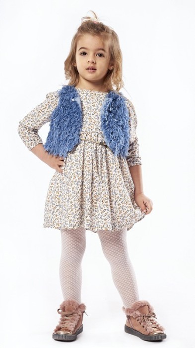 Παιδικό Φόρεμα 2 τμχ Κορίτσι Εβίτα 227289 Μπλε