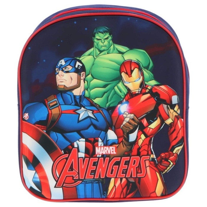 Παιδική Τσάντα Πλάτης Αγόρι Marvel Avengers 3D 1299 Μπλε