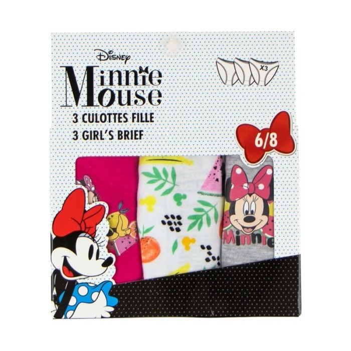 Παιδικά Κιλοτάκια 3 τμχ Κορίτσι Disney Minnie Mouse 3042