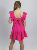 Παιδικό Φόρεμα Κορίτσι CAN 789 Φούξια - pigikids.gr