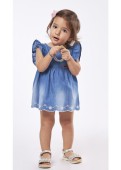 Βρεφικό Φόρεμα Κορίτσι Εβίτα 238525 Μπλε - pigikids.gr