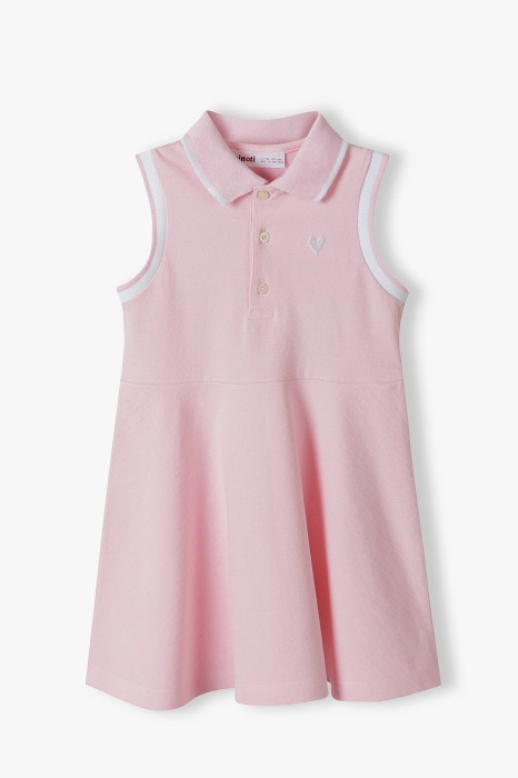 Παιδικό Φόρεμα Κορίτσι Minoti 14POLO11 Ροζ