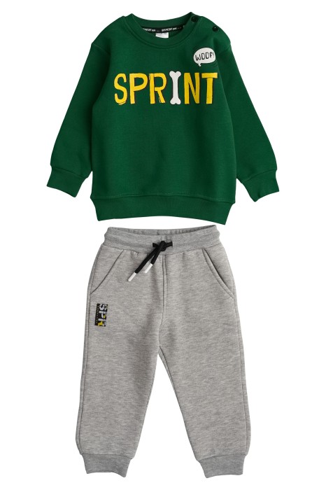 Παιδικό Σετ Φόρμα Αγόρι Sprint 1023 Πράσινο