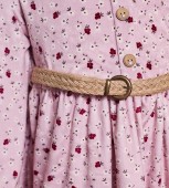 Παιδικό Φόρεμα με Ζώνη Κορίτσι Restart 9484 Ροζ - pigikids.gr