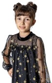 Παιδικό Φόρεμα Κορίτσι Serafino 4434 Μαύρο - pigikids.gr