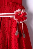 Παιδικό Φόρεμα Κορίτσι Εβίτα 242202 Κόκκινο - Pigikids.gr - Παιδικά Ρούχα, Βαπτιστικά Πακέτα