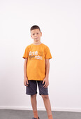 Παιδικό Σετ Βερμούδα Αγόρι Hashtag 242745 Μουσταρδί - Pigikids.gr - Παιδικά Ρούχα, Βαπτιστικά Πακέτα