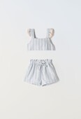 Παιδικό Σετ Σορτς Κορίτσι Εβίτα 242226 Ριγέ - Pigikids.gr - Παιδικά Ρούχα, Βαπτιστικά Πακέτα