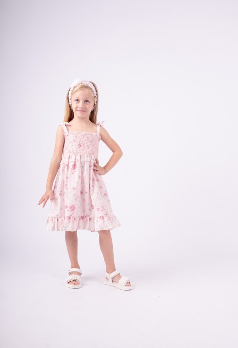 Παιδικό Φόρεμα 2 τμχ Κορίτσι Εβίτα 242249 Ροζ
