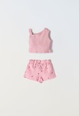 Παιδικό Σετ Σορτς Κορίτσι Εβίτα 242276 Ροζ - Pigikids.gr - Παιδικά Ρούχα, Βαπτιστικά Πακέτα