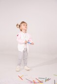 Βρεφικό Σετ Φόρμα 3 τμχ Κορίτσι Εβίτα 242516 Ροζ - Pigikids.gr - Παιδικά Ρούχα, Βαπτιστικά Πακέτα