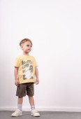 Παιδικό Σετ Βερμούδα 3 τμχ Αγόρι Hashtag 242824 Κίτρινο - Pigikids.gr - Παιδικά Ρούχα, Βαπτιστικά Πακέτα
