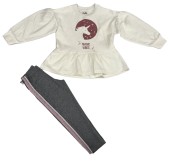 Παιδικό Σετ Κολάν Κορίτσι Action 22240007 - pigikids.gr - Παιδικά Ρούχα, Βαπτιστικά Πακέτα