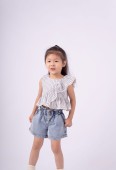 Παιδικό Σετ Σορτς Κορίτσι Εβίτα 242220 Ριγέ - Pigikids.gr - Παιδικά Ρούχα, Βαπτιστικά Πακέτα