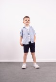 Παιδικό Σετ Βερμούδα 4 τμχ Αγόρι Hashtag 242811 Μπλε - Pigikids.gr - Παιδικά Ρούχα, Βαπτιστικά Πακέτα