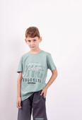 Παιδικό Σετ Βερμούδα Αγόρι Hashtag 242746 Μέντα - Pigikids.gr - Παιδικά Ρούχα, Βαπτιστικά Πακέτα