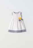 Βρεφικό Φόρεμα 2 τμχ Κορίτσι Εβίτα 242509 Λευκό - Pigikids.gr - Παιδικά Ρούχα, Βαπτιστικά Πακέτα