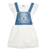 Βρεφικό Φόρεμα 2 τμχ Κορίτσι Restart 9566 - Pigikids.gr - Παιδικά Ρούχα, Βαπτιστικά Πακέτα