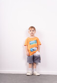 Παιδικό Σετ Βερμούδα Αγόρι Hashtag 242828 Πορτοκαλί - Pigikids.gr - Παιδικά Ρούχα, Βαπτιστικά Πακέτα