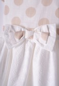 Βρεφικό Φόρεμα 2 τμχ Κορίτσι Εβίτα 242505 Εκρού - Pigikids.gr - Παιδικά Ρούχα, Βαπτιστικά Πακέτα