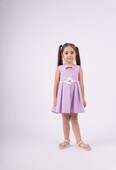 Παιδικό Φόρεμα Κορίτσι Εβίτα 242206 Λιλά - Pigikids.gr - Παιδικά Ρούχα, Βαπτιστικά Πακέτα