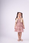 Παιδικό Φόρεμα 2 τμχ Κορίτσι Εβίτα 242230 Χρυσό - Pigikids.gr - Παιδικά Ρούχα, Βαπτιστικά Πακέτα