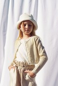 Παιδική Ζακέτα Μπολερό Κορίτσι Εβίτα 242067 Χρυσό - Pigikids.gr - Παιδικά Ρούχα, Βαπτιστικά Πακέτα