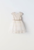 Παιδικό Φόρεμα Κορίτσι Εβίτα 242239 Εκρού - Pigikids.gr - Παιδικά Ρούχα, Βαπτιστικά Πακέτα