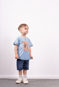 Παιδικό Σετ Βερμούδα Αγόρι Hashtag 242817 Σιέλ - Pigikids.gr - Παιδικά Ρούχα, Βαπτιστικά Πακέτα