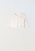 Βρεφική Ζακέτα Κορίτσι Εβίτα 242514 Λευκό - Pigikids.gr - Παιδικά Ρούχα, Βαπτιστικά Πακέτα
