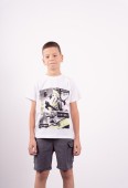 Παιδικό Σετ Βερμούδα Αγόρι Hashtag 242734 Μαύρο - Pigikids.gr - Παιδικά Ρούχα, Βαπτιστικά Πακέτα