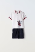 Βρεφικό Σετ Βερμούδα 3 τμχ Αγόρι Hashtag 242617 Λευκό - Pigikids.gr - Παιδικά Ρούχα, Βαπτιστικά Πακέτα