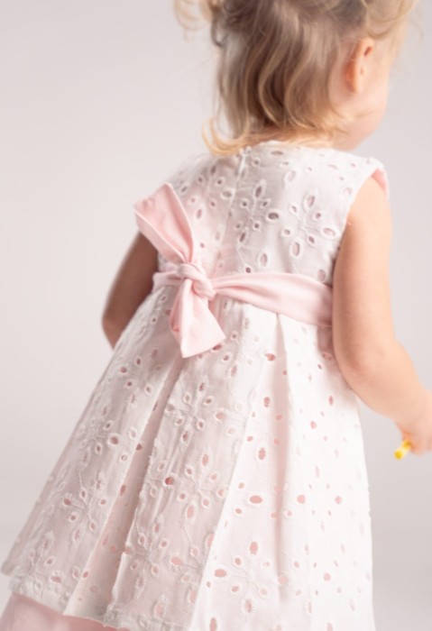Βρεφικό Φόρεμα Κορίτσι Εβίτα 242501 Λευκό