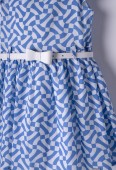 Παιδικό Φόρεμα Κορίτσι Εβίτα 242212 Μπλε - Pigikids.gr - Παιδικά Ρούχα, Βαπτιστικά Πακέτα