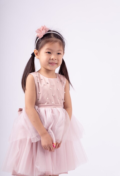 Παιδικό Φόρεμα Κορίτσι Εβίτα 242247 Σομόν