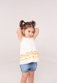 Βρεφικό Σετ Σορτς 3 τμχ Κορίτσι Εβίτα 242510 Λευκό - Pigikids.gr - Παιδικά Ρούχα, Βαπτιστικά Πακέτα