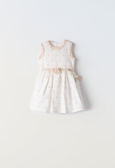 Παιδικό Φόρεμα Κορίτσι Εβίτα 242201 Εκρού