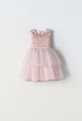Παιδικό Φόρεμα Κορίτσι Εβίτα 242247 Σομόν - Pigikids.gr - Παιδικά Ρούχα, Βαπτιστικά Πακέτα