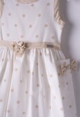 Παιδικό Φόρεμα Κορίτσι Εβίτα 242201 Εκρού - Pigikids.gr - Παιδικά Ρούχα, Βαπτιστικά Πακέτα