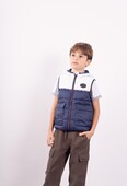 Παιδικό Μπουφάν Αμάνικο Αγόρι Hashtag 242710 Μπλε - Pigikids.gr - Παιδικά Ρούχα, Βαπτιστικά Πακέτα