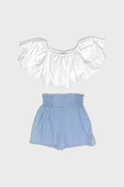 Παιδικό Σετ Σορτς Κορίτσι Action 22430124 Λευκό - pigikids.gr - Παιδικά Ρούχα, Βαπτιστικά Πακέτα