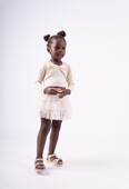 Παιδικό Σετ Φούστα 3 τμχ Κορίτσι Εβίτα 242238 Εκρού - Pigikids.gr - Παιδικά Ρούχα, Βαπτιστικά Πακέτα