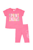 Παιδικό Σετ Κολάν Κάπρι Κορίτσι Sprint 241-2040 Φούξια - pigikids.gr - Παιδικά Ρούχα, Βαπτιστικά Πακέτα
