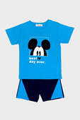 Παιδικό Σετ Βερμούδα Αγόρι Action 22420013 Μπλε - pigikids.gr - Παιδικά Ρούχα, Βαπτιστικά Πακέτα